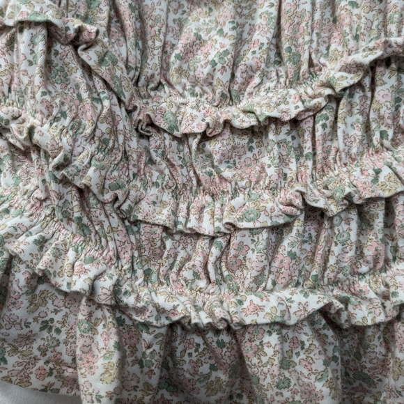 Polo Ralph Lauren Floral Print Ruffle Top Puff Sleeves, Girls 12 - Picture 3 of 10